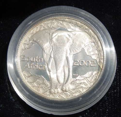 ## 2002 Silver Wildlife series The Elephant 5 C ## Mintage 250