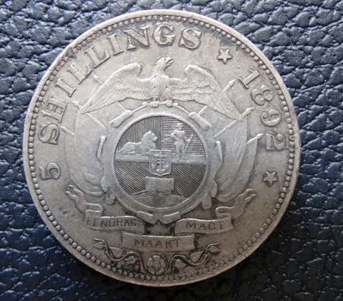 Rare 1892 Single Shaft ZAR Crown