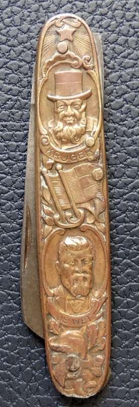 Paul Kruger & De Wet Pocket Knife by Charl Schlieper Soligen Germany