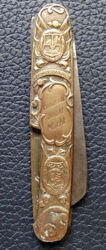 Paul Kruger & De Wet Pocket Knife by Charl Schlieper Soligen Germany