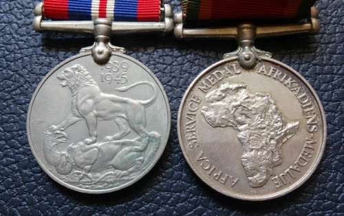 WW2 Medals to FJ Snyman