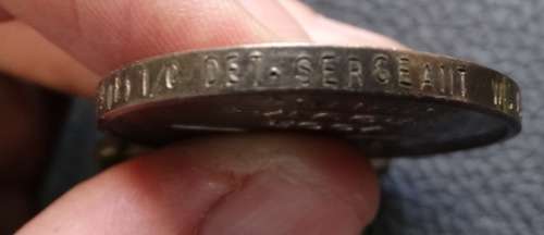 Detective WJ Gould Police Faith-full Service Medal