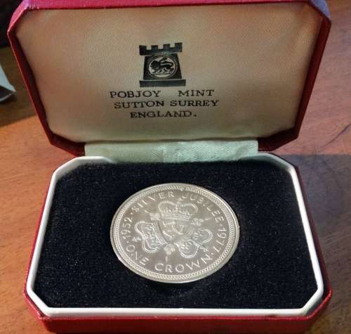 Isle of Man Proof One crown 1952