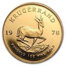 Unc 1978 Full Krugerrand 1 ounce
