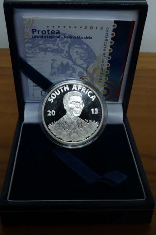 2013 South African Protea R1 low mintage Proof