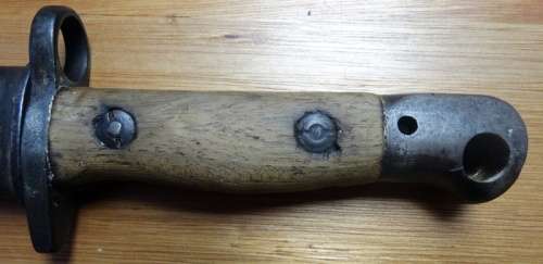 Rare Royal Airforce  1907 Type Bayonet. Stamped RAF