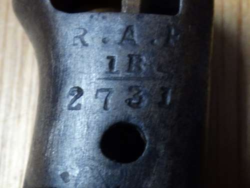 Rare Royal Airforce  1907 Type Bayonet. Stamped RAF