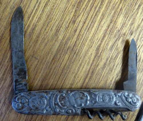 Paul Kruger Pocket knife with Cork Screw