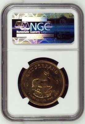 1967 1 Oz MS66 NGC Graded Krugerrand. 1st Year of Issue