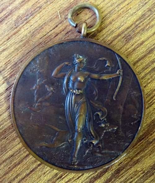 1968 Shooting Winners Medal Ladies Winner