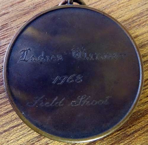 1968 Shooting Winners Medal Ladies Winner