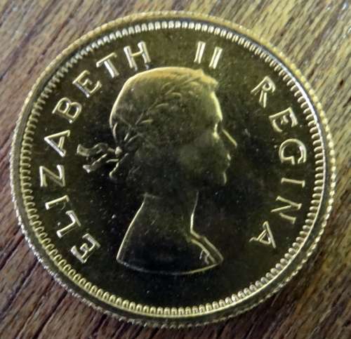 1954 South African Proof Half Pound