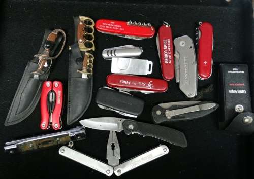 15 Knives including Pocket and  Flick Knive