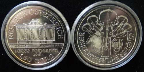 2015 Austrian Silver 1 Ounce Coins in Capsule 5 availible