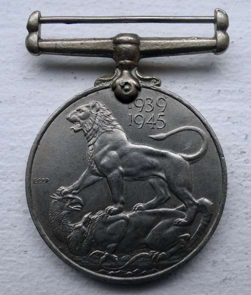 ## 1939 to 1945 WW2 Medal to JJ Schutte ##