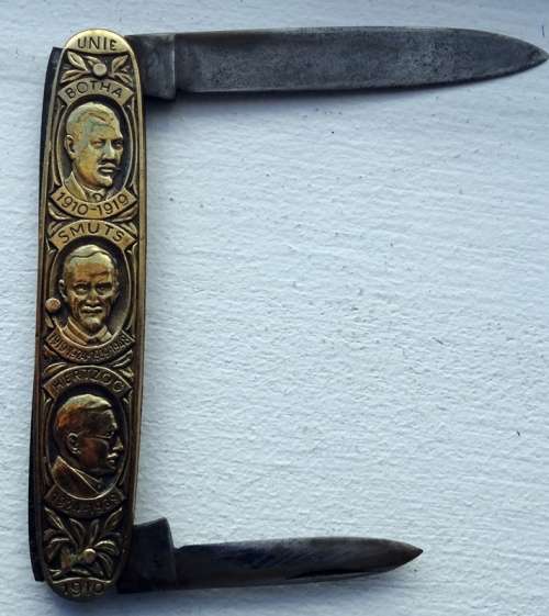 Union 1910 Knife Malan Strijdom Verwoerd by Jowika Solingen