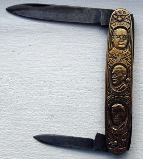 Union 1910 Knife Malan Strijdom Verwoerd by Jowika Solingen