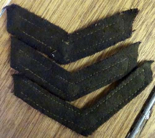 Official Corporal Rank slip ons and loose ranks