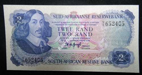 UNC TW de Jongh Y1 Afr over Eng Watermark Springbok Y1 652405