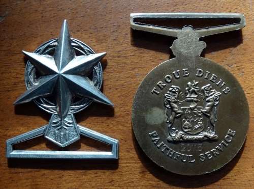 SAP Anti Terror Medal to M Visser (konstable)