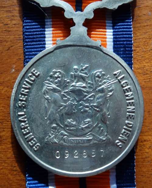 General Service Medal to P Liechti