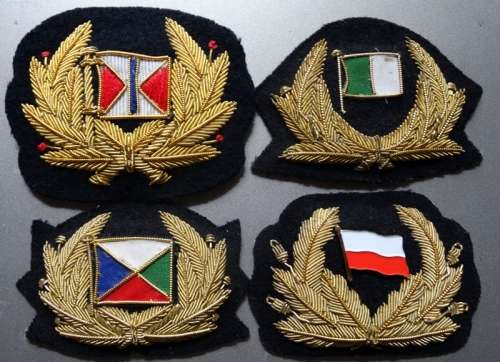 Various Main Navy Shipping Line Officers Cap Badges
