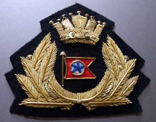 Oceanic Steam Naval Company Officers Cap Badge