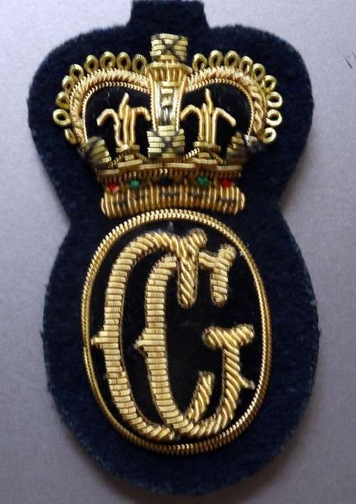 HMS Coast Guard Services Officers Cap Badge