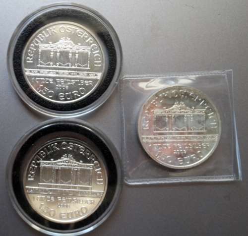 Unc 2008 Austrian Full Ounce .999 Silver Roma (3 Available)