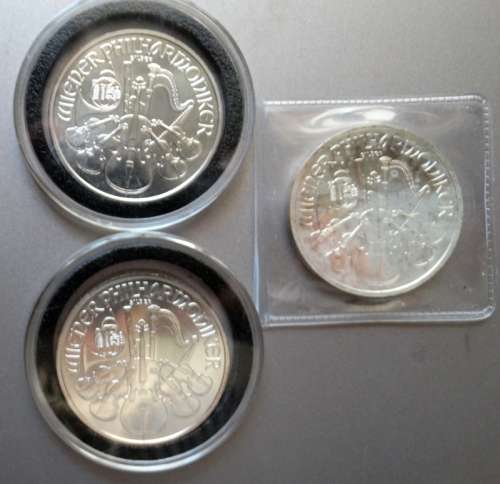 Unc 2008 Austrian Full Ounce .999 Silver Roma (3 Available)