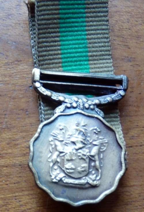 SADF 10 Years Good Service Miniature Medal