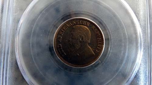 PCGS 1896 AU50 Graded Half Pond