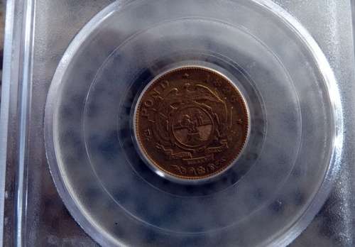 PCGS 1896 AU50 Graded Half Pond