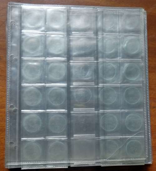 45 Coin Sleeves Available (Various sizes) Bid per page