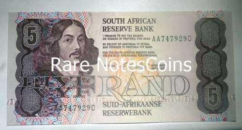 Unc AA C Stals Note Eng/Afrik