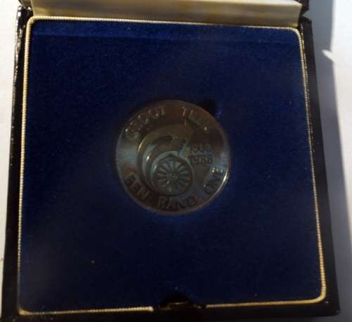 Proof South African 1988 Groot Trek Silver R1