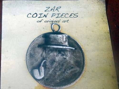 ZAR Coin Recessed Original Art by Ray Leppan