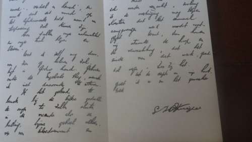 Paul Kruger se Laaste Boodskap