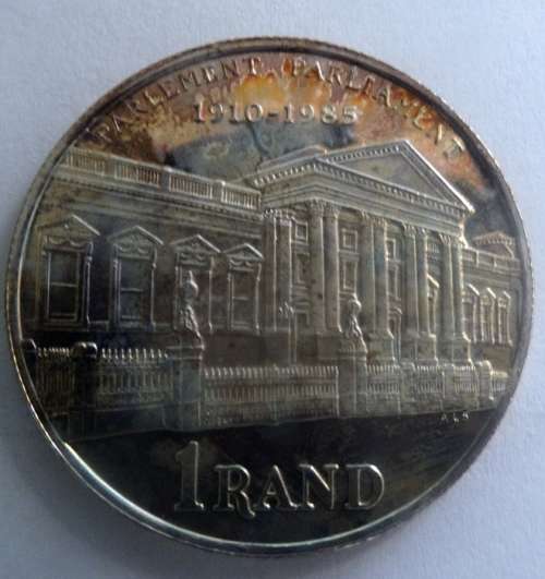 Proof South African Parliament Silver R1
