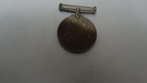 Medal to PM Oberholzer WW2