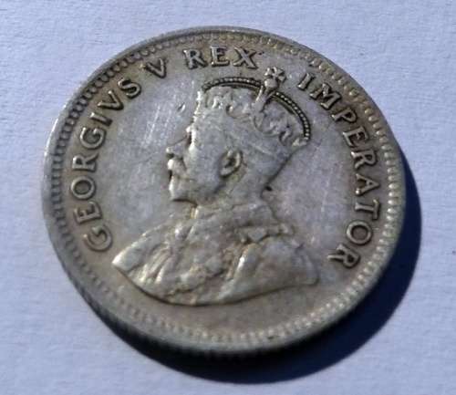 1924 South African Sixpence