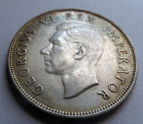 1942 South African Half Crown