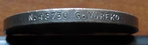 WW2  1939 - 1945 Medal to G Mureko