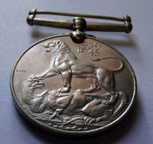 WW2  1939 - 1945 Medal to IS Vehmeyer