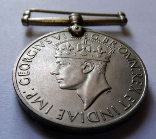 WW2  1939 - 1945 Medal to AG O'Ehley