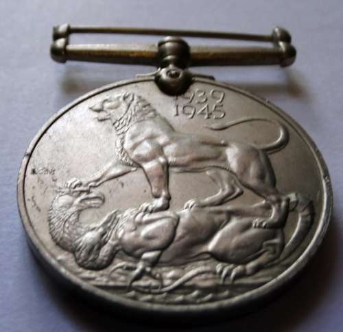 WW2  1939 - 1945 Medal to AG O'Ehley