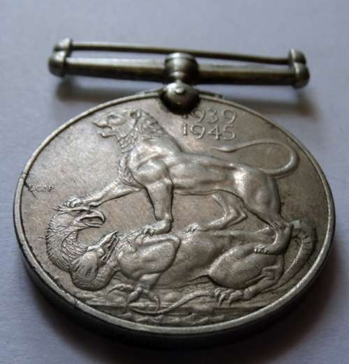 WW2 1939 - 1945 Medal to SH Bowen