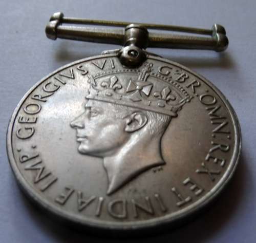 WW2 1939 - 1945 Medal to TE Botha