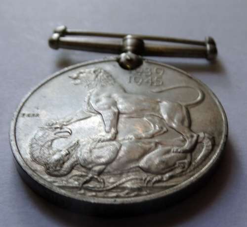 WW2 1939 - 1945 Medal to TE Botha