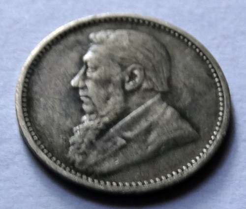 1896 ZAR Tickey Mintage 166 480